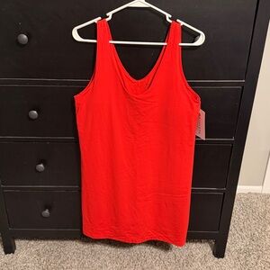 NWT Athleta Red Athletic Dress with Shorts -Sz XL